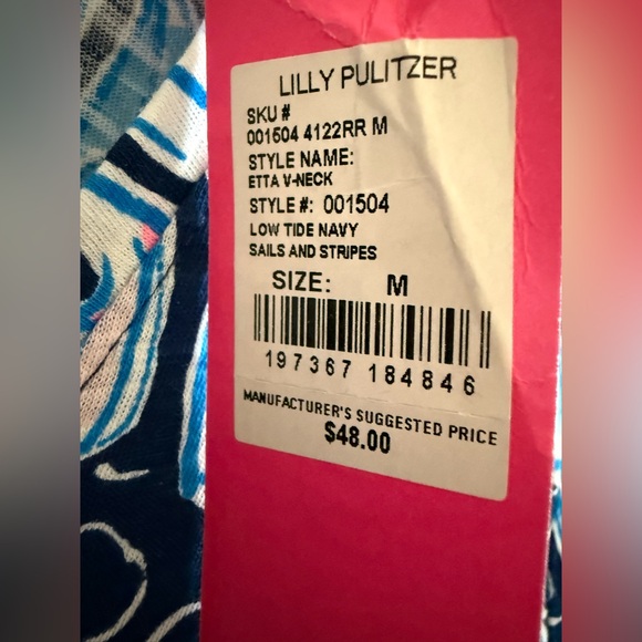 Lilly Pulitzer Tee NWT - Picture 3 of 3